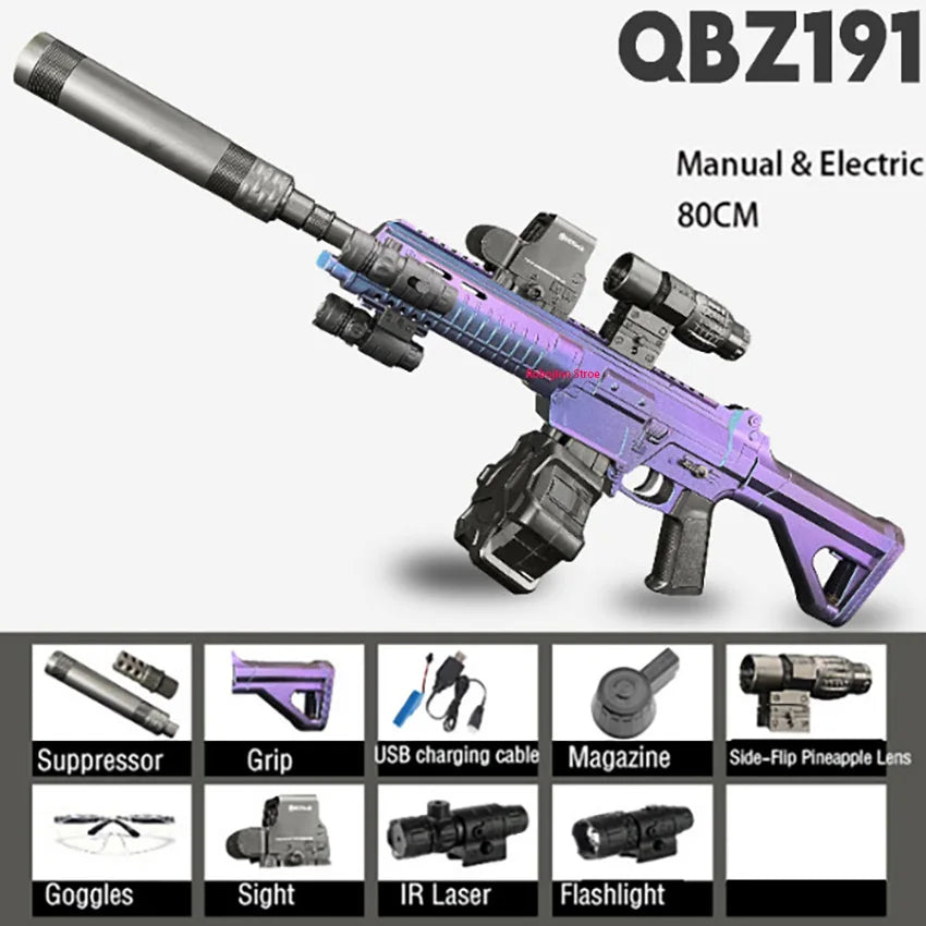 M416 500 Rounds Outdoor Gel Blasters Auto EBB Gel Gun Toys High Speed Electric Team Combat Game Hot Selling For Adults & Teens