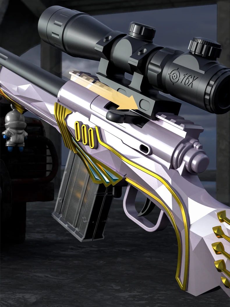 Hand movement Safe Shell Throwing Soft Bullet Toy Gun Boys' toys suitable for outdoor parent-child interaction