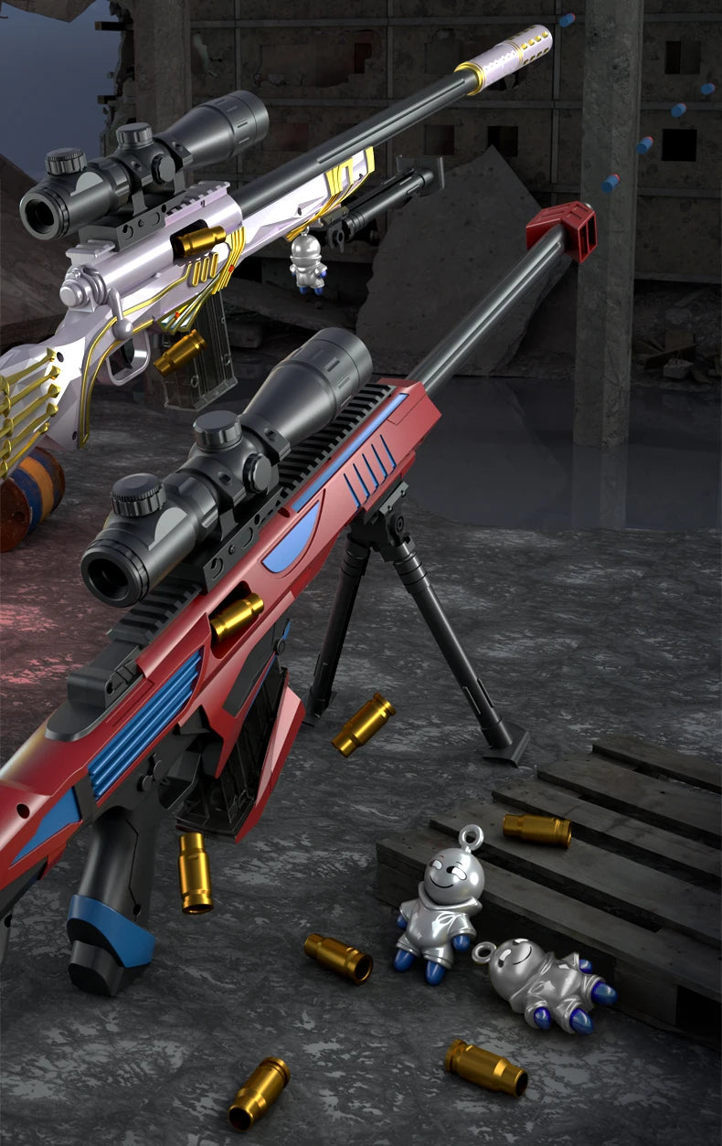 Hand movement Safe Shell Throwing Soft Bullet Toy Gun Boys' toys suitable for outdoor parent-child interaction