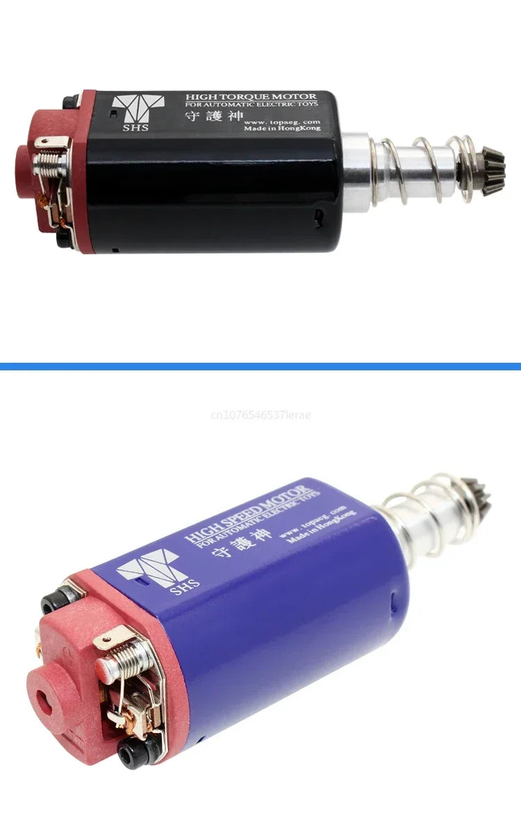 SHS AEG 480 Engines Long Axis High Torque / High Speed Motors For Gearbox Weapon M16/M14/MP5 Airsoft Gel Blaster Gun Accessories