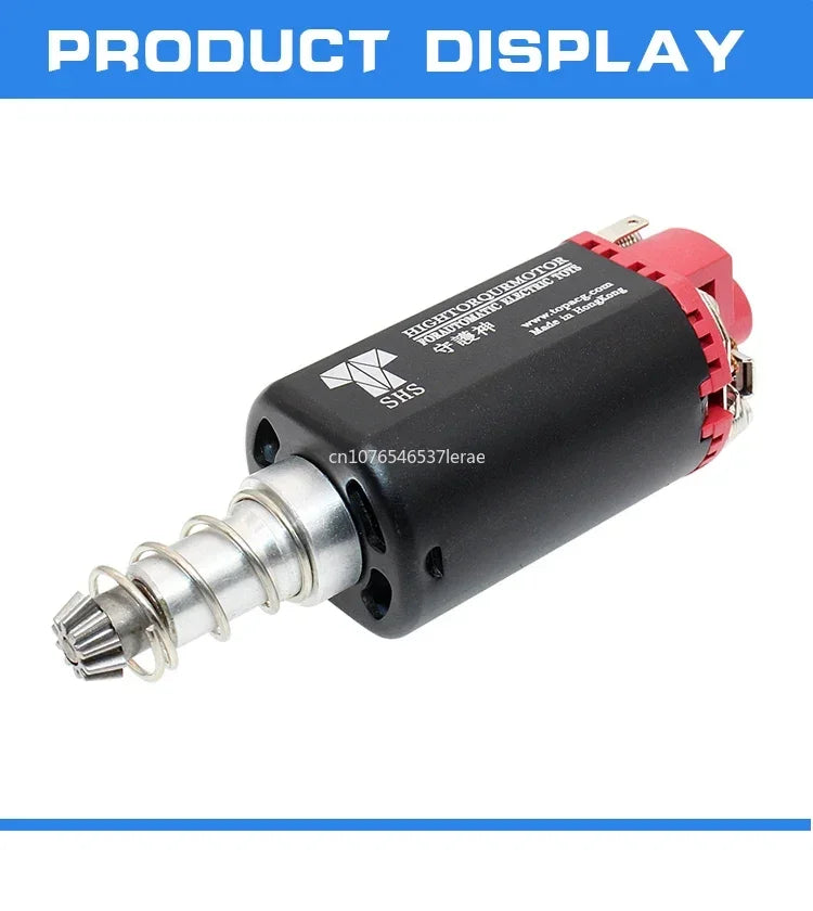 SHS AEG 480 Engines Long Axis High Torque / High Speed Motors For Gearbox Weapon M16/M14/MP5 Airsoft Gel Blaster Gun Accessories
