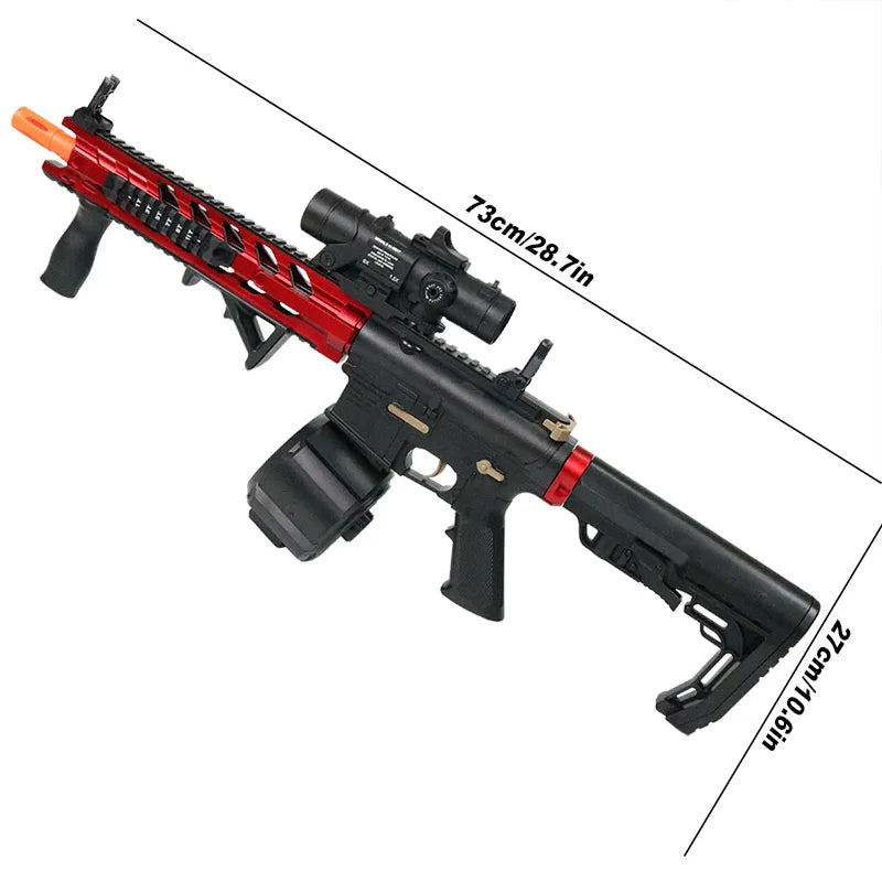 M4 Electric Gel Ball Blaster Toys, Manual/Automatic  Eco-Friendly Splatter Ball Blaster, Suitable For Outdoor Shooting Games