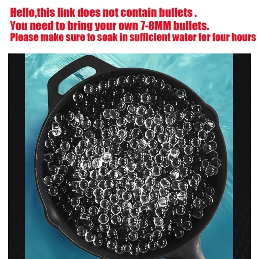 AK47 Gel Blasters Sniper Rifle - 32M Extreme Range, Full Auto Electric Gel Ball Blaster Gun for Adults, Outdoor Shooting Games