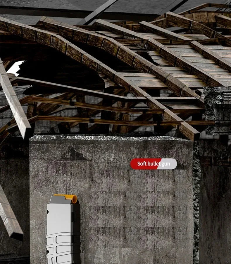 M416 Toy Gun Shell Throwing Soft Bullet Can Fire Suction Cup Children's Assault Rifle Manual loading Model Boy's Toy