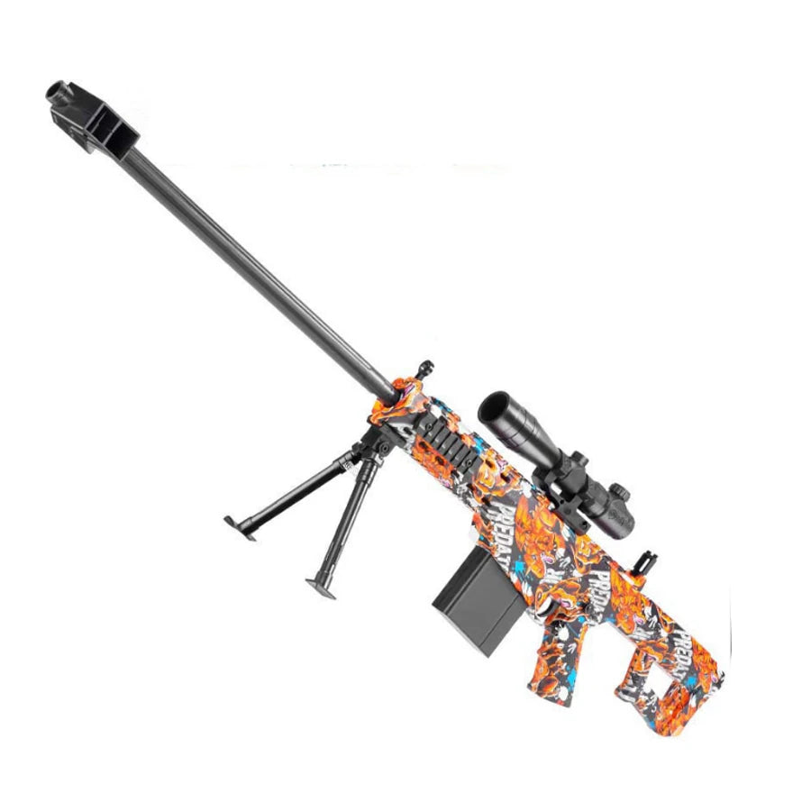 Electric and automatic  Barrett toy gun Suitable for outdoor safety interaction New Year Gift