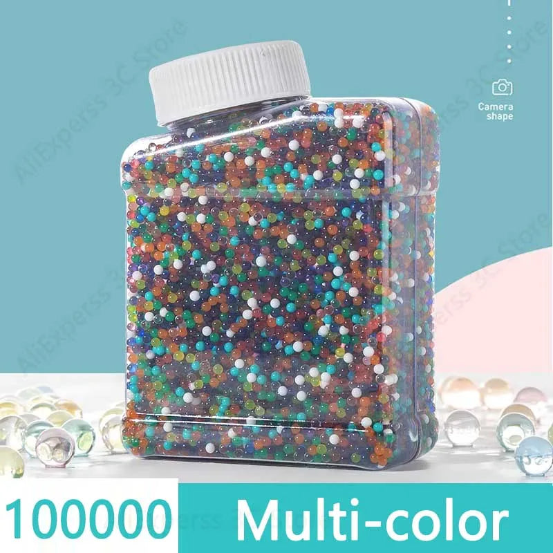 100000 7-8mm Blaster Gel Gun Ammo for Glock Pistol Toy Guns Water Ball Beads AK47 Gelblast M416