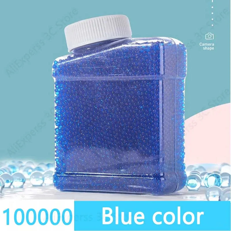 100000 7-8mm Blaster Gel Gun Ammo for Glock Pistol Toy Guns Water Ball Beads AK47 Gelblast M416