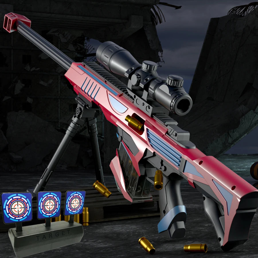 Hand movement Safe Shell Throwing Soft Bullet Toy Gun Boys' toys suitable for outdoor parent-child interaction