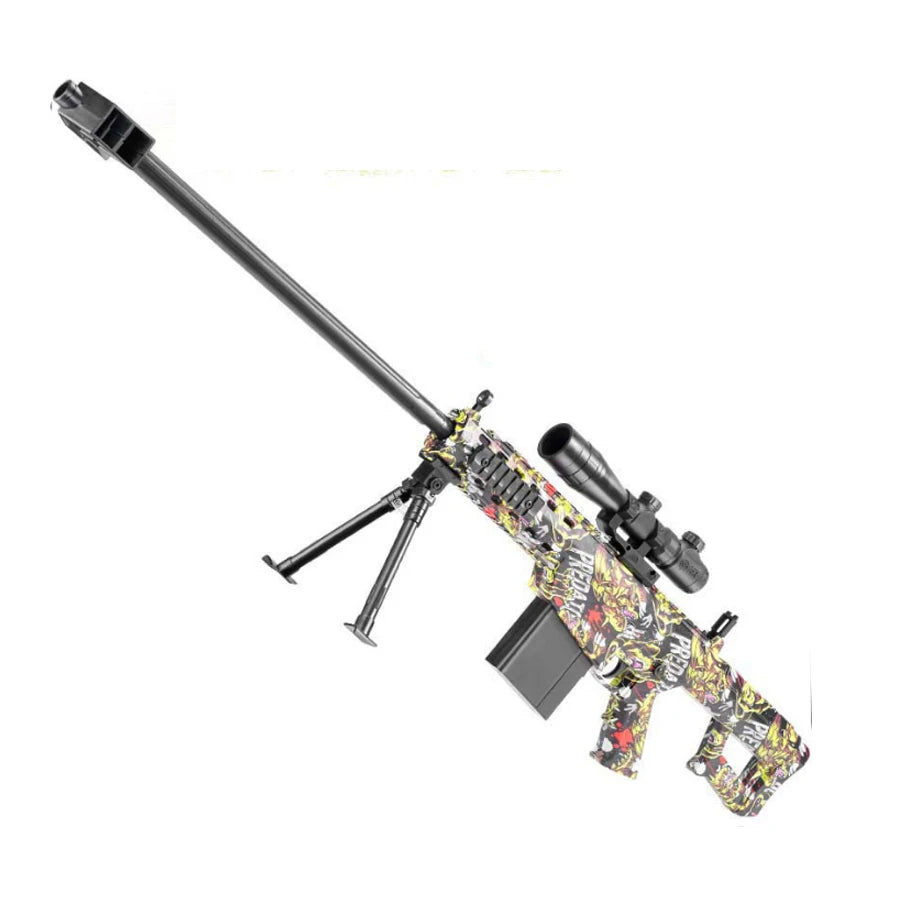 Electric and automatic  Barrett toy gun Suitable for outdoor safety interaction New Year Gift